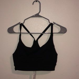 Black lulu lemon sports bra